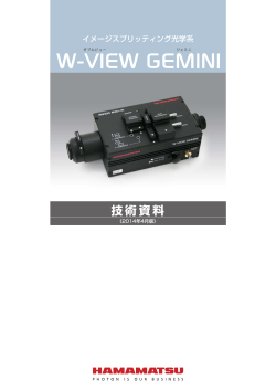 W-VIEW GEMINI - Hamamatsu Photonics