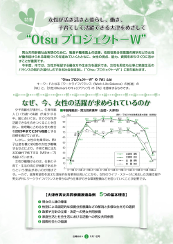 “Otsu プロジェクト−W” “Otsu プロジェクト−W”