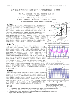 負の磁気異方性材料を用いたマイクロ波発振素子の検討