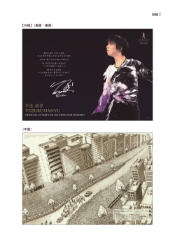 別紙 2 【台紙】（表面・裏面） （中面）