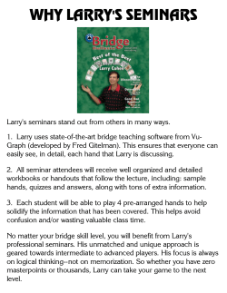 LC website why larrys seminars
