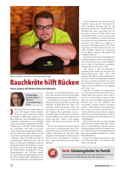 bauchkre im IHK Magazin Wirtschaft 01-2014