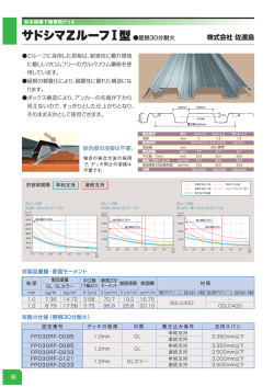 サドシマZルーフⅠ型 屋根30分耐火
