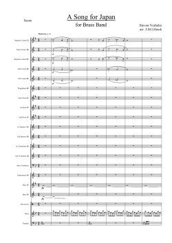 A Song for Japan Score
