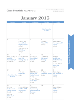 January 2015 - 374th Force Support Squadron