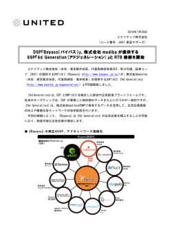 DSP『Bypass（バイパス）』、株式会社 mediba が提供する SSP『Ad