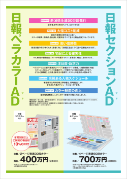 日 報 セ ク シ ョ ン AD 日 報 ペ ラ カ ラ AD