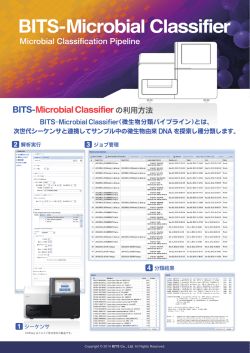BーTS-Micr。biaー Cーa鵠ifier の利用 方 法