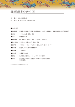 パーティーメニューB