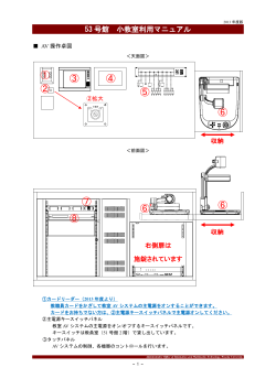 マニュアルはこちら - 理工メディアセンター