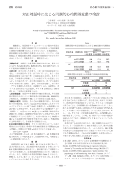 詳細 - 日本心理学会