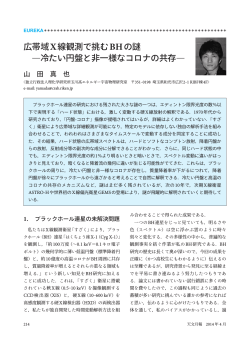 広帯域X線観測で挑むBHの謎 ̶冷たい円盤と非一様な