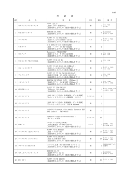 内訳書のとおり