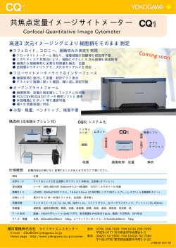 共焦点定量イメージサイトメーター