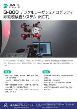 Q-800 デジタルレーザシェアログラフィ 非破壊検査システム (NDT)