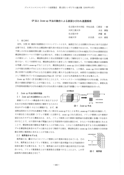 CP法と Z。。mmup 手法の融合による表面ひびわれ進展解析