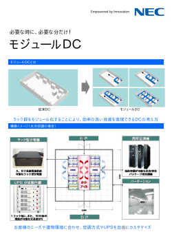 モジュールDC構築ソリューション(PDF)