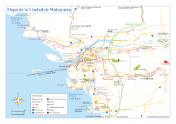 Mapa de la Ciudad de Wakayama