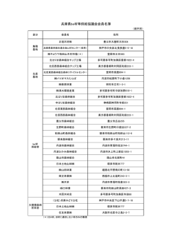 兵庫県be材等供給協議会会員名簿