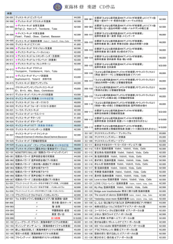 東海林 修 楽譜 CD作品