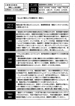 職場環境向上委員会 チームCZ