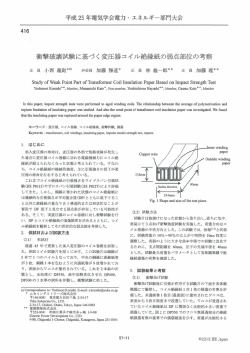 衝撃 ショウゲキ 破壊 ハカイ 試験 シケン に 基 モト づく 変圧器 ヘンアツキ