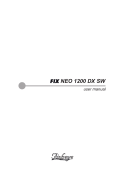 FIX NEO 1200 DX SW