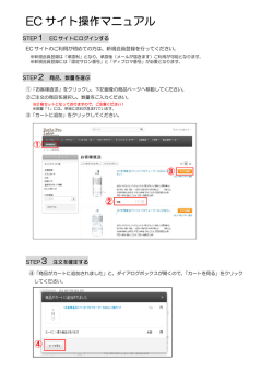 EC サイト操作マニュアル