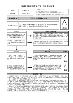 DV防止対策事業の推進
