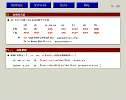 G－100 70 再帰代名詞 ich du er, sie, es wir ihr sie Sie mir dir sich