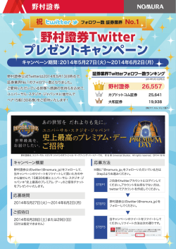 十 野村證券Tw謳er