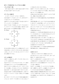IMP リーグの試合方法 (ジュニアⅡは J2 と略記) 1.プレイするボード数