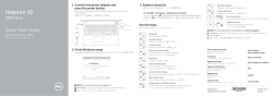Inspiron 15 3542 Quick Start Guide - Windows 7