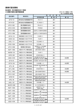 誘導灯器具内蔵用電源装置 - JLMA 一般社団法人日本照明工業会