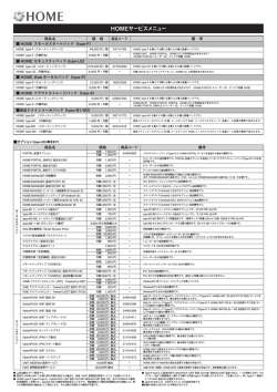imageWARE / MEAP / HOME 価格一覧表