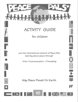 ACTMTY GUー DE - Peace Pals International