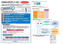 「定期部品交換作業」のご案内