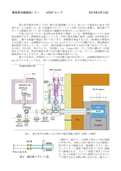 素核研活動報告（2） UCNグループ 2014年3月13日