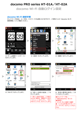 HT-01A／HT02A docomo Wi
