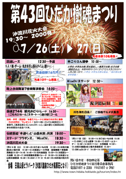 http://www.town.hidaka.hokkaido.jp/tourism/index.ht 流送レース 12