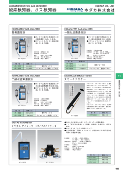 一酸化炭素濃度計・酸素濃度計