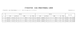 平成26年度6月11日水道工事材料単価正誤表（PDF：19KB）