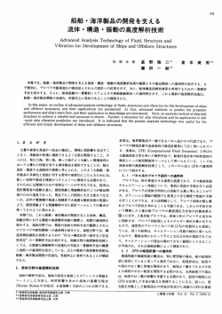 船舶・海洋製品の開発を支える流体・構造・振動の高度解析技術,三菱