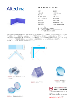 HR 直角レトロリフレクター