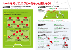 ルールを知って、ラグビーをもっと楽しもう！（PDF・707KB）
