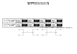 【日程表】プレイオフ - 関東大学バスケットボール連盟