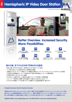 Hemispheric IP Video Door Station