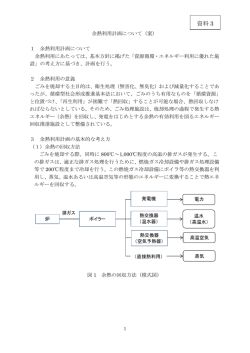 資料 3 余熱利用計画について(案