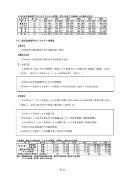 㧔5)民生家庭部門のエネルギ࡯消費量 ޣ電カ] 刈谷市内の電灯需要を