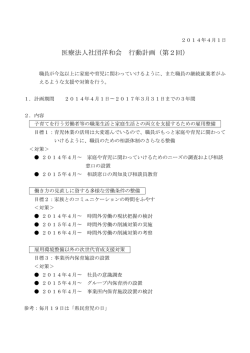 医療法人社団洋和会 行動計画（第2回）